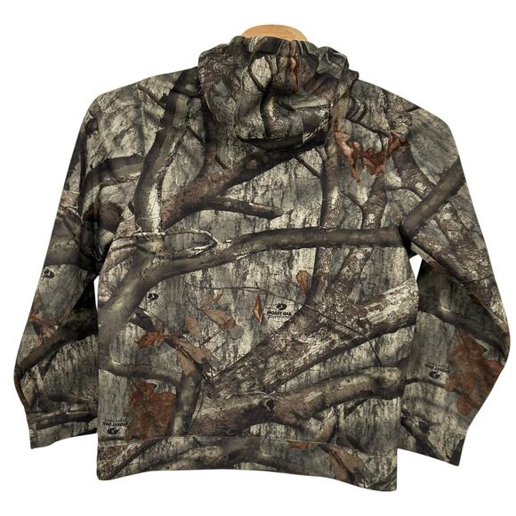 Men's Camo Under Armour Mossy Oak Treestand Scent Control Hoodie Sweatshirt Sz M - Picture 5 of 6